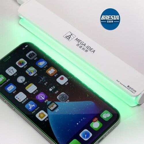 QIANLI MEGA-IDEA Two-color Light screen Repair Fingerprint Scratch Screen Changer Dust Display Lamp For Phone Repair Green LED