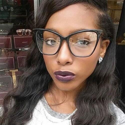 Cat Eye Ultralight Anti Blue Light Blocking Women Round Glasses Frame Computer Gaming Clear Lens Eyeglasses Female Eyewear