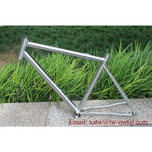 Xacd made titanium mountain bike frame with thru axle dropout Titanium coupler bike frame with thru axle dropout