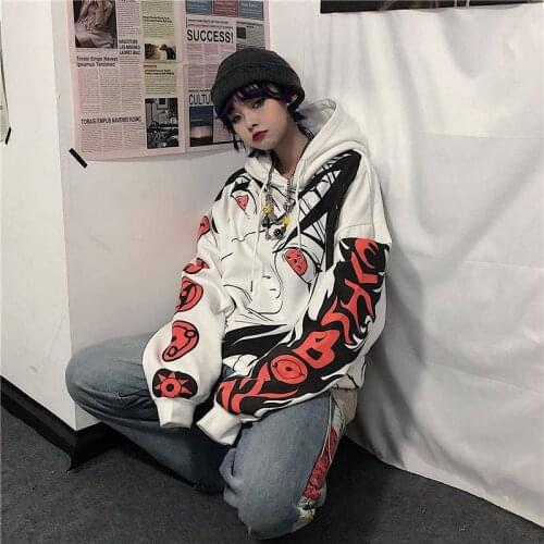Anime Hoodies Streetwear Winter Coat Fashion Cartoon Japan Hoodie Sweatshirt Unisex Oversized Hoodie Men Womens