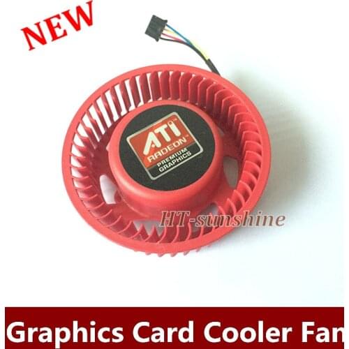 Lowest price 10PCS Graphics/Video Card VGA Cooler Fan For ATI HD5970 4870 4890 5850 5870 4890 6990 6970 7850 7990 R9295x
