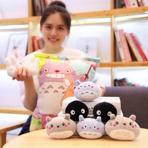 8pcs plush totoro toys in one bag simulation food soft pillow totoro pudding toys for children creative gift for girlfriend