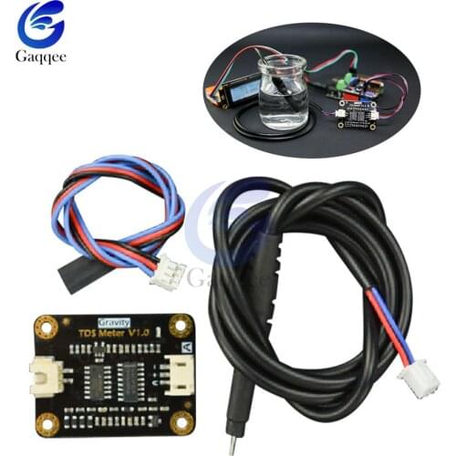 Water Conductivity Analog TDS Sensor Module Tester Liquid Detection Water Quality Monitoring Meter for Arduino DC 3.3-5.5V