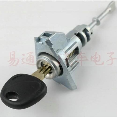 Free Shipping Hyundai Avante left door Lock Auto Car Practice Lock Cylinder With Black Car Key Locksmith Tools Training Car Lock