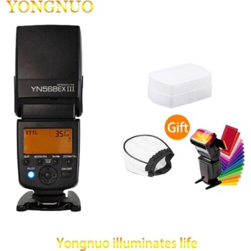 Yongnuo yn568ex iii YN568-EX iii sem fio ttl hss flash speedlite para canon eos 1100d 650d 600d 700d para nikon d800 d750 d7100