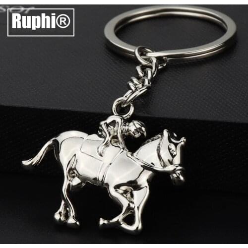Horse keychain ornament custom souvenir promotional gift key ring accessories