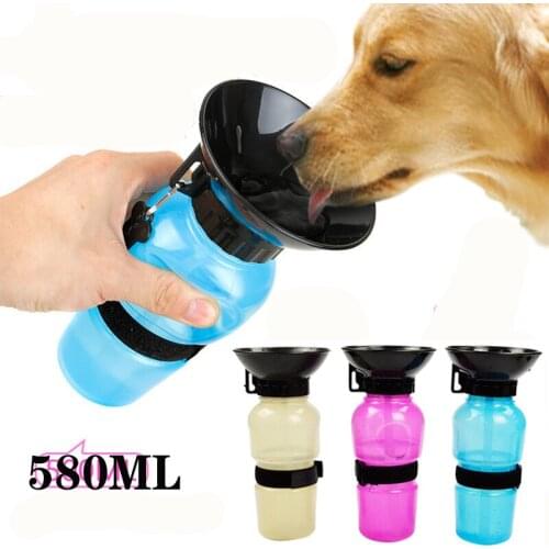 Pet Dog Drinking Water Bottle Sports Squeeze Type Puppy Cat Portable Travel Outdoor Feed Bowl Drinking Water Jug Cup Dispenser