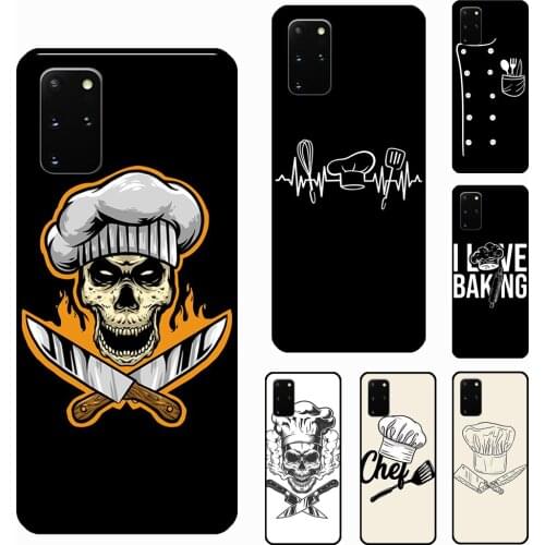 Baker Love Baking Chef Case For Samsung Galaxy S21 Ultra S20 FE Note 20 Ultra Note9 Note10 S8 S9 S10 Plus Coque