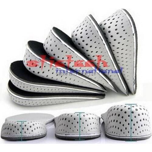 By dhl or ems 200 pairs Half Insole Heighten Heel Insert Sports Shoes Pad Cushion Unisex 2-4cm Height Increase Insoles