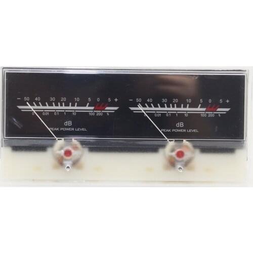 DIY Enclosure VU Meter Head Power Discharge Level Preamp DB Sound Pressure Audio Power Meters White Backlight P-59WTC