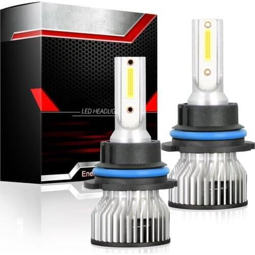 F2A LED Headlamp 9004/HB1 Car Headlight Bulbs RV HID Xenon Headlights 3000k 9V To 36V Universal Fit 2pcs Yellow White Fog Light