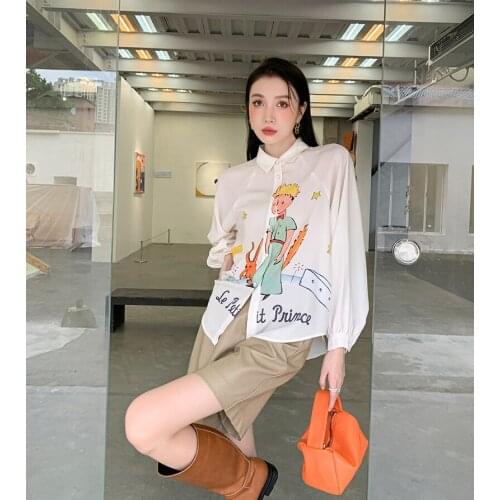 FALLINGSTAR Button Down Blouses