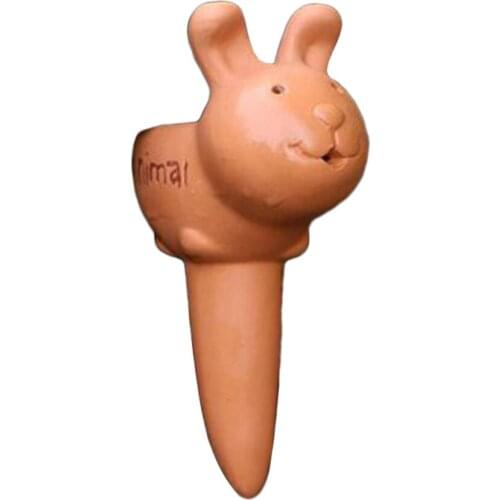 Dropper Plant Watering Devices Tool For Indoor And Outdoor Plants Animal Lovely Clay Cartoon Adjustable 12*8.5*5cm Automatic