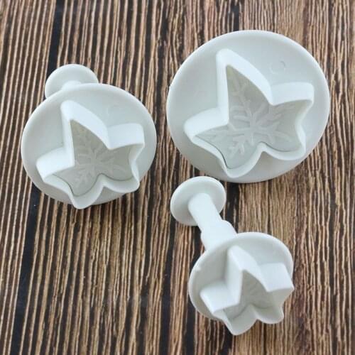 Christmas Bakeware Fondant Cookie Cake Sugarcraft Plunger Cutters Mold Tools Cake Plunger Tools Pastry Bakery Tools Dough Cutter