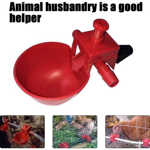 Bird Coop Water Drinking Cups Feed Hens Quail Birds Automatic Drinking Bowls Drinker Chicken Equipment Poultry Farm Supplies