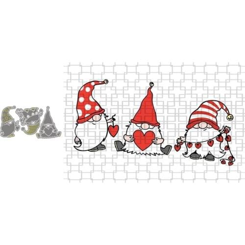 Metal Cutting Dies Scrapbooking Stencil Santa Claus for Album Paper DIY Gift Card Decoration Embossing Dies New 2021