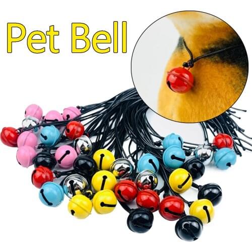 6pcs Colorul Metal Collar Cat With Bell For Puppy Dog Collar Ornaments Cat Collars With Bell For Kitten Small Pet Accessories