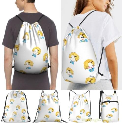 Mystic Messenger Yoosung Lolol Men Outdoor Travel Gym Bag Waterproof Drawstring Backpack Women Fitness Swimming Bag