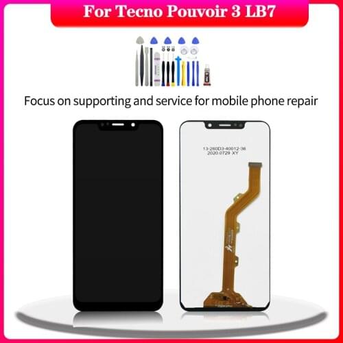 Original Display For Tecno Pouvoir 3 LB7 lcd Touch Screen Digitizer Assembly For Pouvoir 3 LB7 lcd Replacement