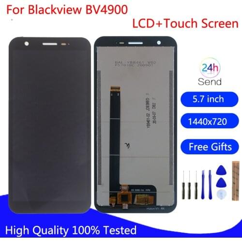 Original For Blackview BV4900 LCD Display Touch Screen Digitizer LCD Screen For Blackview BV4900 IP68 Phone Repair Parts