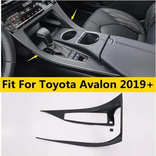 Yimaautotrims Stalls Gear Shift Gearshift Box Decoration Cover Trim Fit For Toyota Avalon 2019 2020 2021 ABS Interior Mouldings