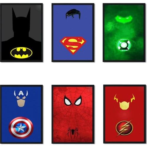 Marvel Comics Canvas Painting Posters and Prints Wall Art Superheroes Room Decor Kids Gift Home Decoration