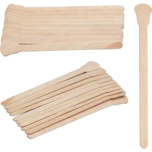 100x Professional Wax Mixing Rods Wax Beans Spatulas Stiacks Beauty Tools for Women