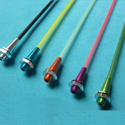 Colorful Aerial Seat Assembly Antenna Tube Sleeve with Cap+Aluminum Alloy Antenna Mount/Bracket for RC Boat/Car Models