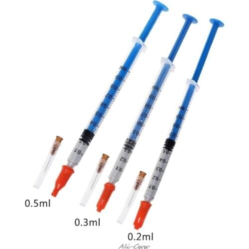 0.2/0.3/0.5ml Silver Conductive Glue Wire Electrically Solder Paste Adhesive Paint PCB Repair For Electronics Circuit Board