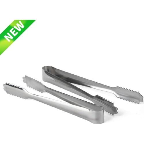 15cm Stainless Steel Tongs For Barbecue Party Bar BBQ Clip Bread Food Ice Clamp Ice Tong Kitchen Tool Accessories