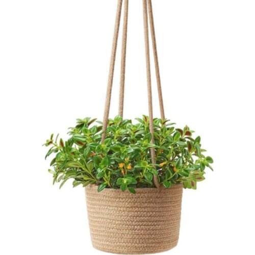 Hangers Rope Planter Woven Hanging Planter Basket Decorative Flower Pot for Home Decor