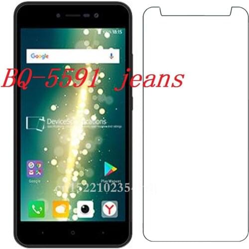 Tempered Glass for BQ BQ-5591 jeans Smartphone Explosion-proof 9H Protective Film cover Screen Protector
