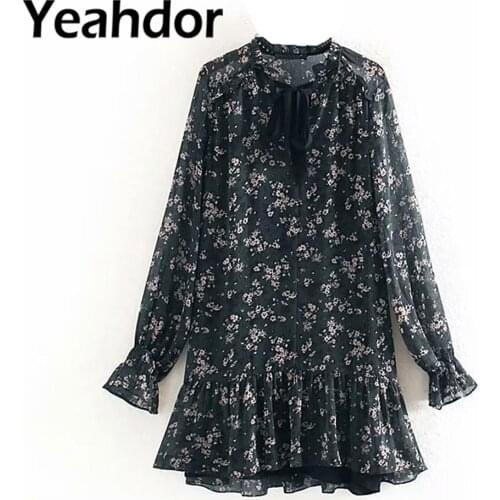 Летние платья с длинным рукавом Yeahdor China At AliExpress