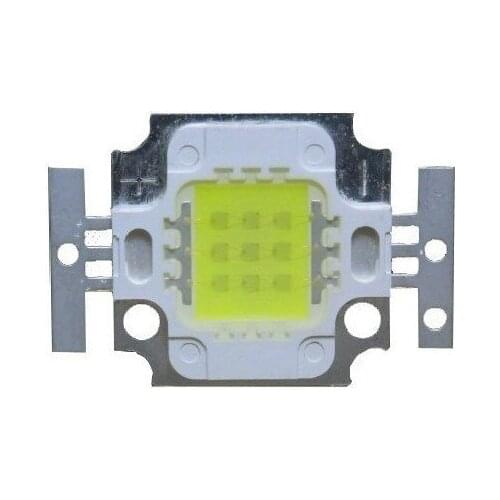 50pcs 10W High Power LED IC Cool White 6000-6500k 9-12V 1000Lm for plant lighting fish tank light