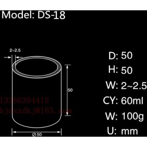99.5% alumina crucible D50*H50mm/ cylindrical corundum crucible /Cylindrical ceramic refractorye crucible