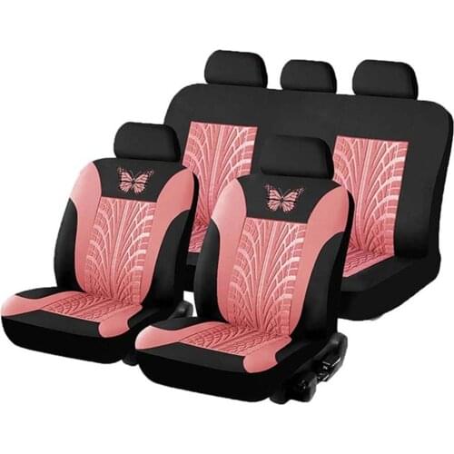 Car Seat Covers Interior Accessories Airbag Compatible Seat Cover For Volkswagen peugeot 206 207 Red Blue Gray Seat Protector