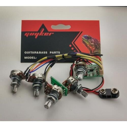 Electric Bass Line SE3 Band Equalizer and Treble Balance Control And Master Volume