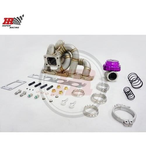 HP RACING 3.0mm Thick Stainless Steel 304 T3 A3 S3 A5 Q5 A6 EA888 EA113 Turbo Manifold +44mm Wastegate For TT TT3 MK5 MK6 2.0T