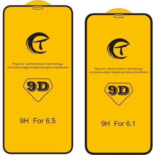 30pcs 9D Full Cover Curved Edge Tempered Glass For iPhone 12 Mini 11 Pro Max XS XR X 8 7 6 6S Plus SE Screen Protector Film