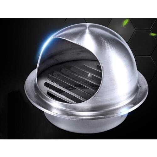 Stainless Steel Wall Ceiling Air Vent Ducting Ventilation Exhaust Grille Cover Outlet Heating Cooling & Vents Cap Waterproof
