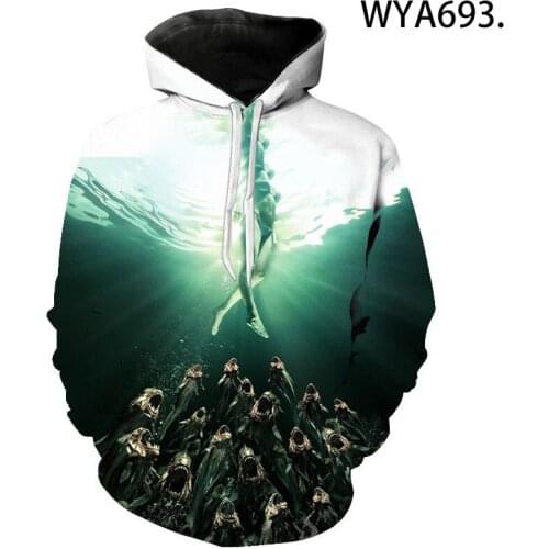 2020 New 3D Printed Piranha Hoodies Men Women Children Sweatshirts Most Ferocious Fish Cool Hoodie Boy Girl Pullover Hoody