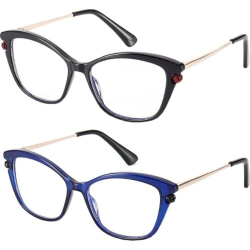 Women Reading Glasses Blue Light Blocking Spring Hinge Readers Anti Glare Lightweight Eyeglasses Presbyopic