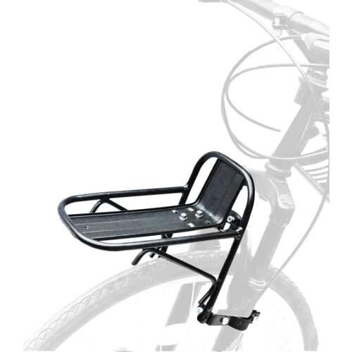 20KG Load Bicycle Front Rack Aluminum Alloy Bike Luggage Shelf Carrier Panniers Bracket Cycling Bicycle Racks Outdoor Sport