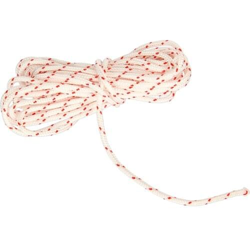 5 Meters X 3.5mm Pull Starter Cord Nylon Fiber Rope for Strimmer Chainsaw Lawnmower Engine
