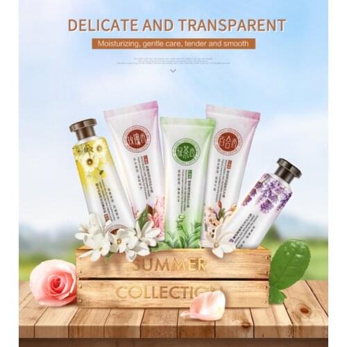 Plant Extract Hand Cream 30g Magical Moisturizing Fruit Flower Hand Massage Lotion Repair Anti-cracking Hand Care TSLM1