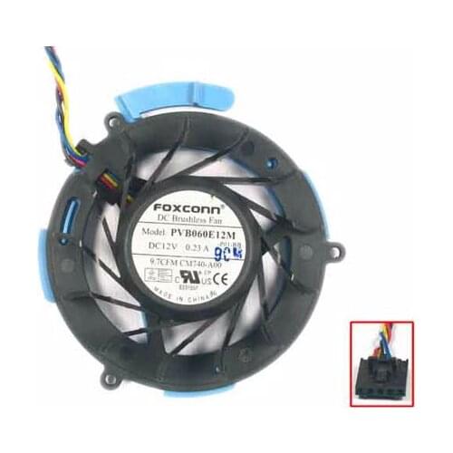 Foxconn PVB060E12M Server Cooling Fan DC 12V 0.23A 4 wire