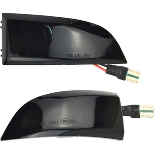 2Pcs Dynamic Side Rearview Mirror Turn Signal Light Fit For Renault Grand Scenic III Megane MK3 Latitude 2010-2013 2014 2015