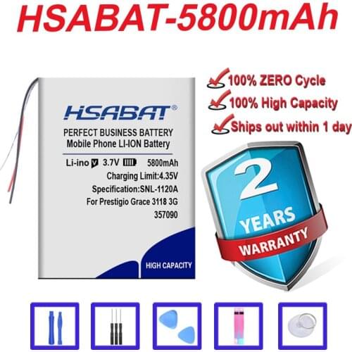 Top Brand 100% New 5800mAh 318292 Battery for Prestigio Grace 3118 3G PMT3118 Tablet 7" in stock
