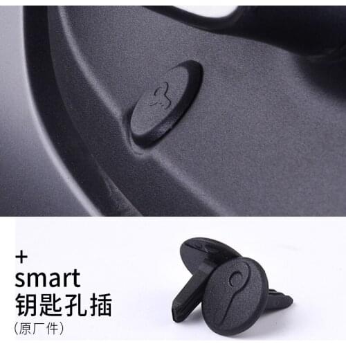 High quality plastic key hole cover Left door handle hole cover For Mercedes Smart fortwo forfour 2009-2020 car covers