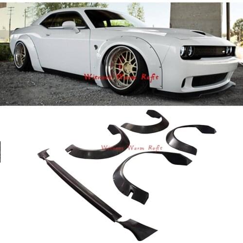 High quality FRP unpainted car body kits Wide body Wheel eyebrow Car Styling For Dodge Challenger SRT 09-16